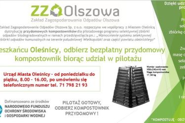 Są jeszcze kompostowniki do wzięcia